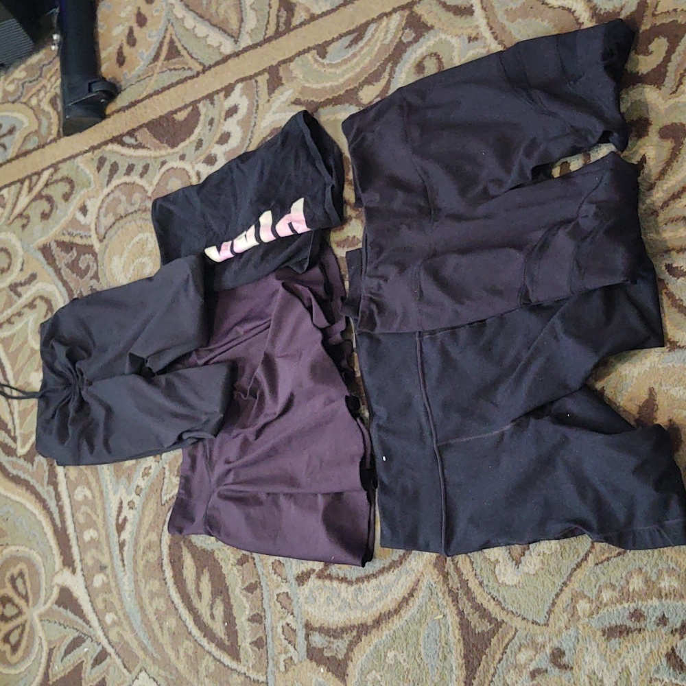 Bundle of black athletic wear